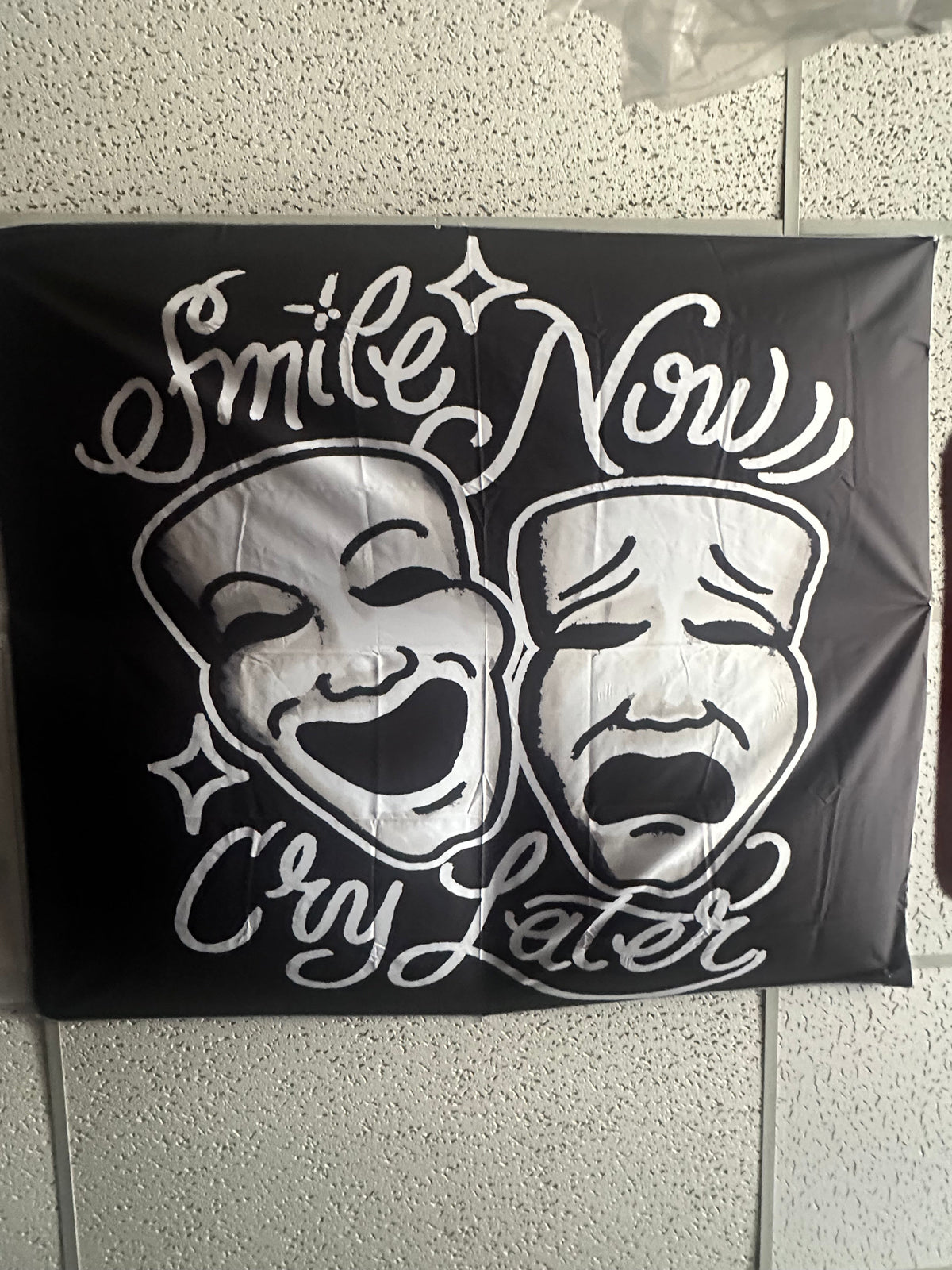 Smile now cry later Tapestry