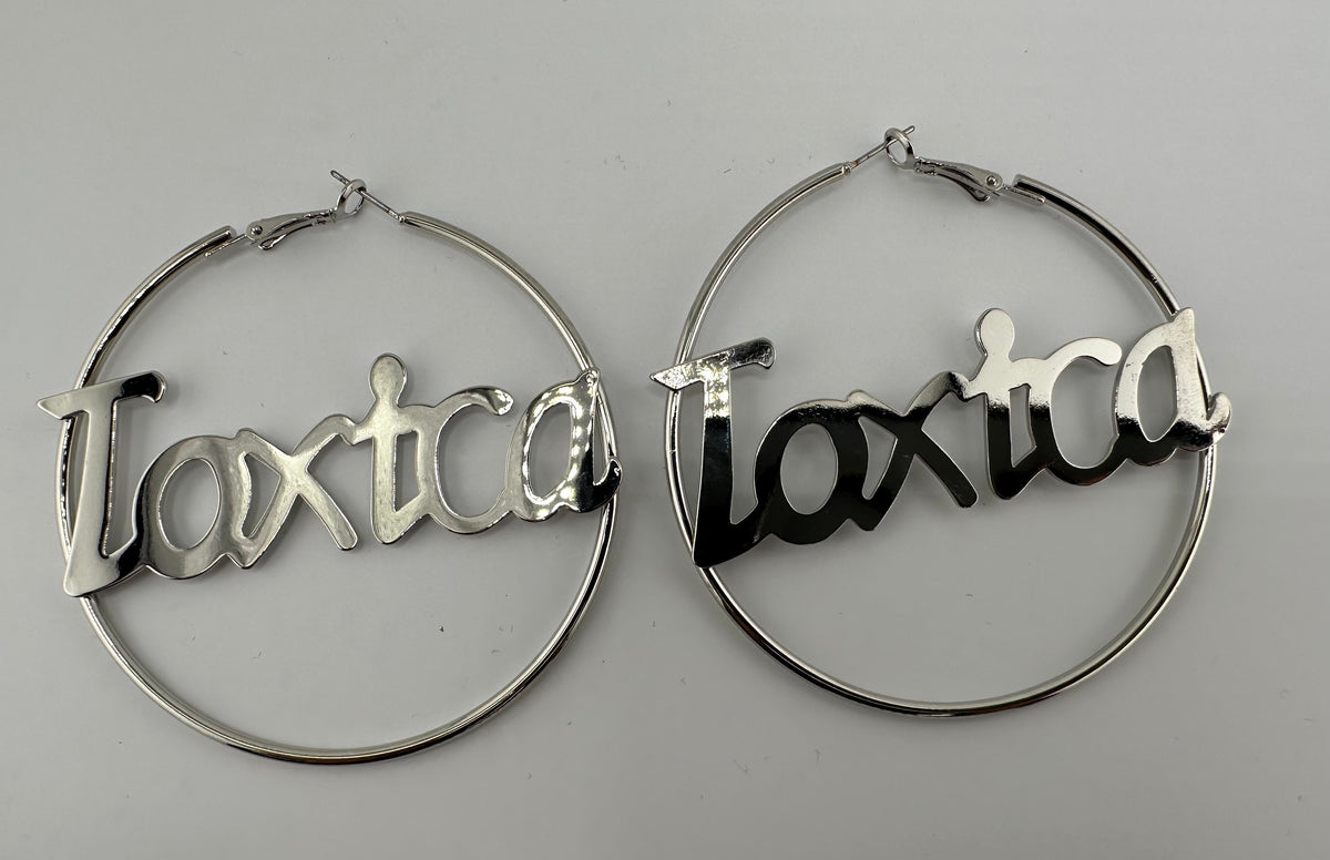 Big Hoop Earrings- TOXICA - Chicano Spot