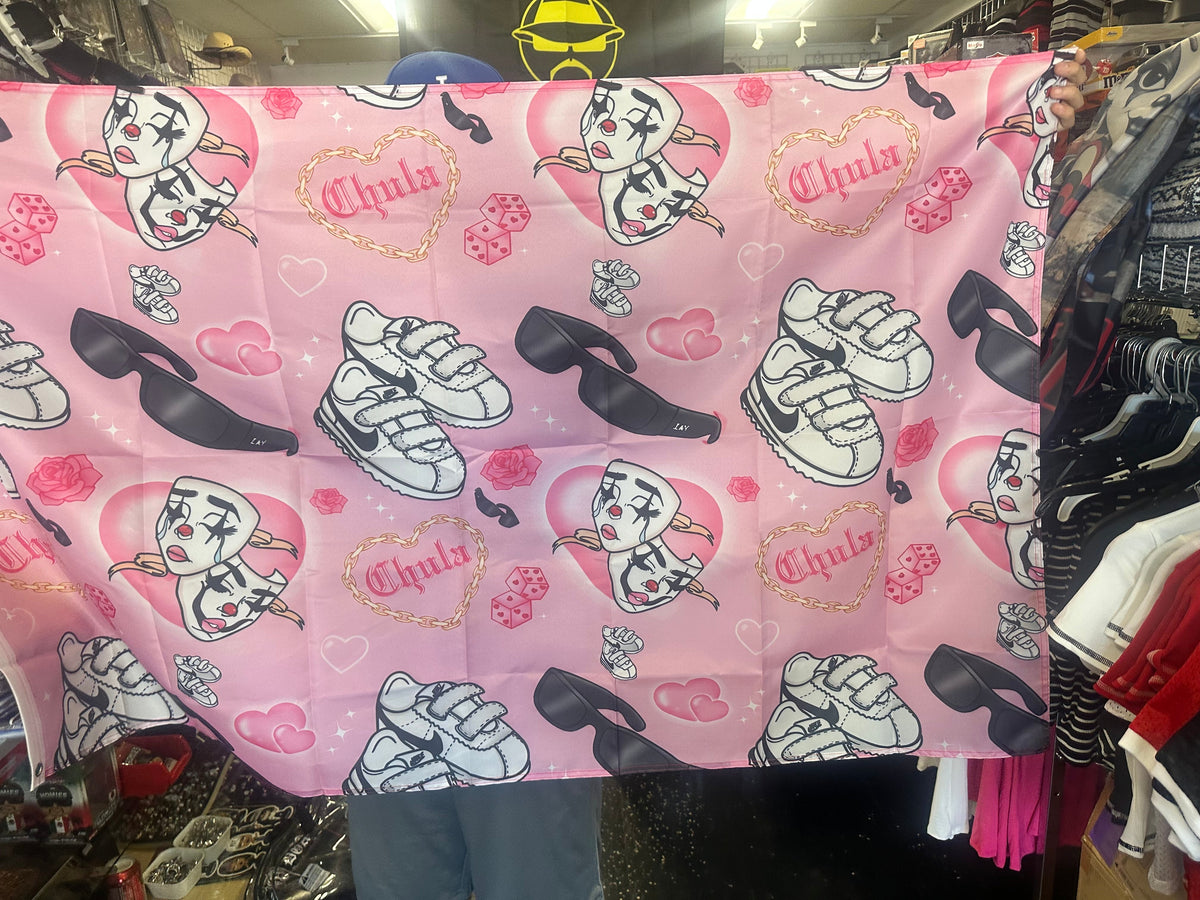 Smile Now  & Cortez Pink Flag 3x5 feet