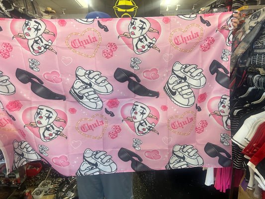 Smile Now  & Cortez Pink Flag 3x5 feet