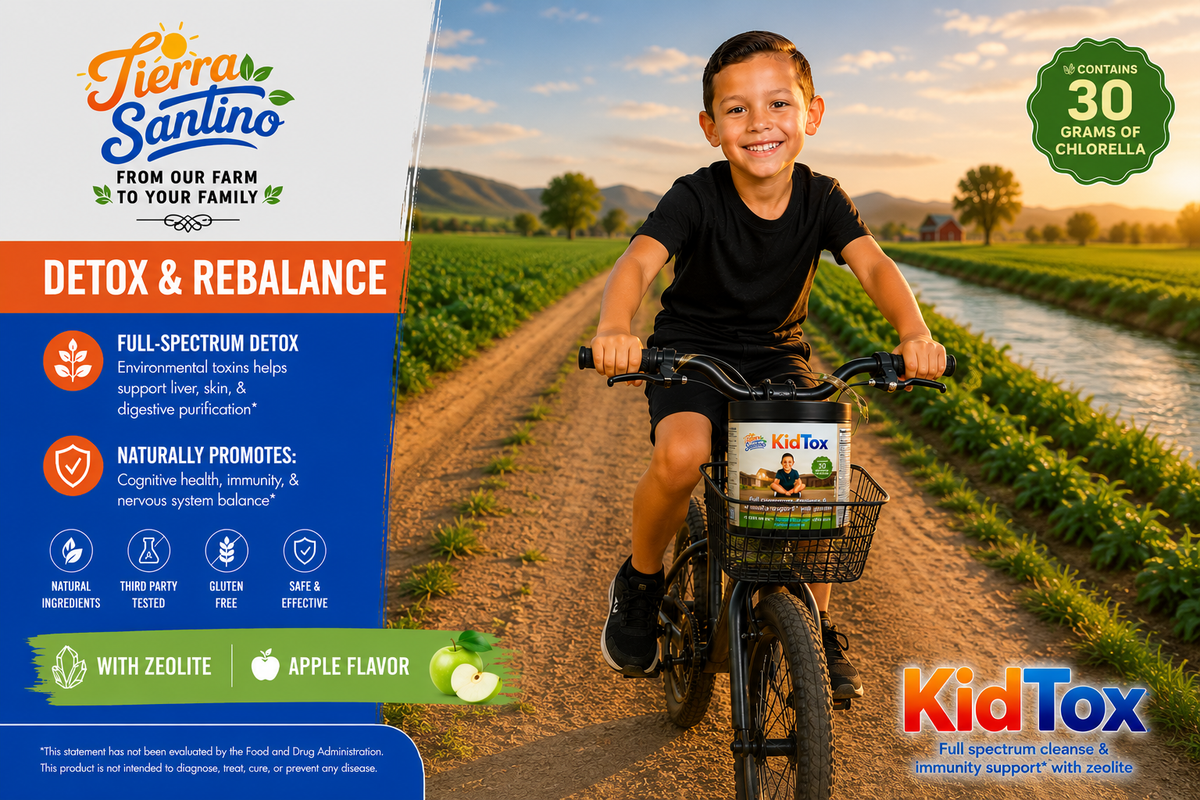KidTox Full Spectrum Kids Wellness Gummies – Apple Flavor – Detox– 8 OZ Autism