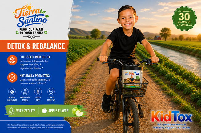 KidTox Full Spectrum Kids Wellness Gummies – Apple Flavor – Detox– 8 OZ Autism