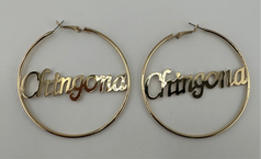 Big Hoop Earrings- CHINGONA GOLD