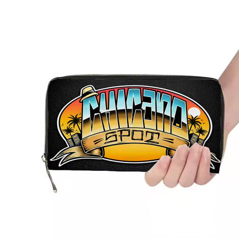Womens Zipper Wallets Chicano Spot