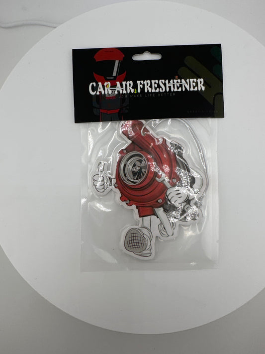 Turbo guy with wrench and thumbs up Air freshener - Chicano Spot