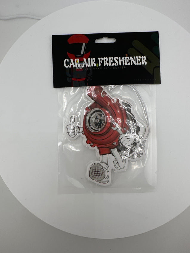 Turbo guy with wrench and thumbs up Air freshener - Chicano Spot