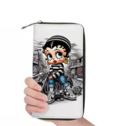 Womens Zipper Wallets Betty Boop Gypsy
