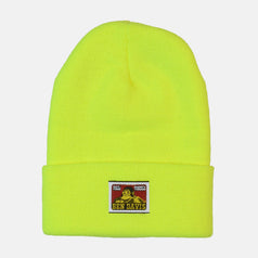 Bd Beanie Safety Yellow - Chicano Spot