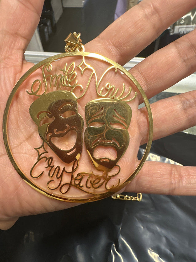 Smile Now Cry Later Necklace - Chicano Spot
