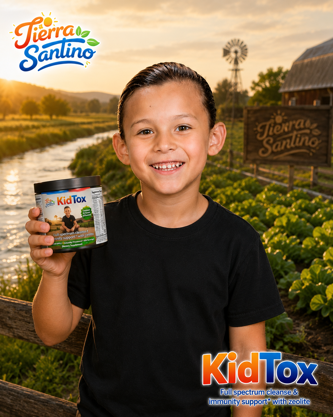 KidTox Full Spectrum Kids Wellness Gummies – Apple Flavor – Detox– 8 OZ Autism