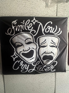 Smile now cry later Tapestry