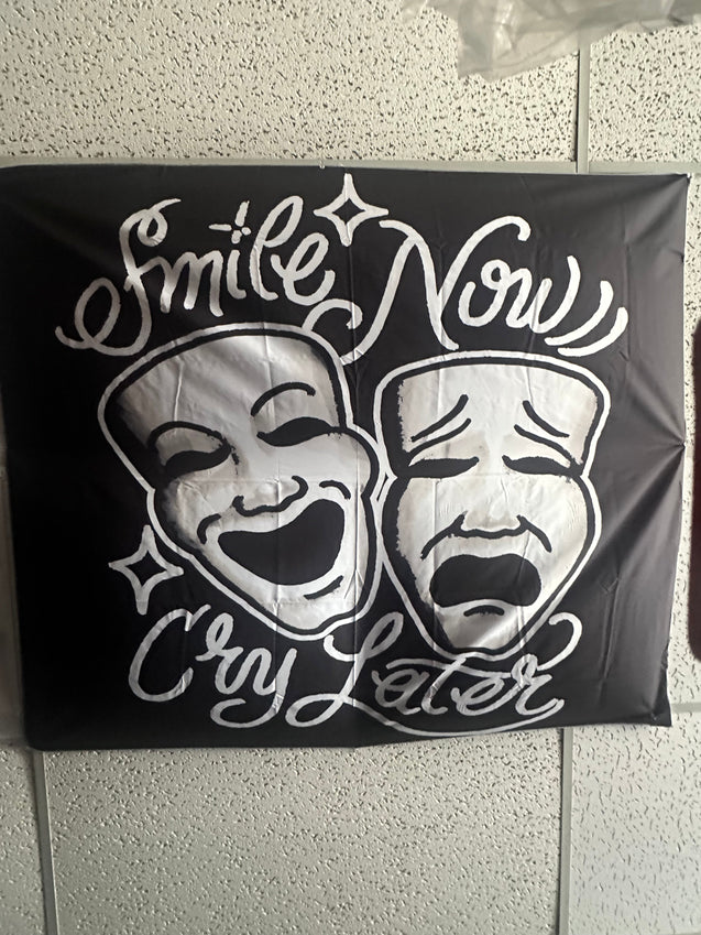 Smile now cry later Tapestry