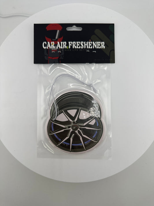 Blue and silver spider rim Air freshener - Chicano Spot