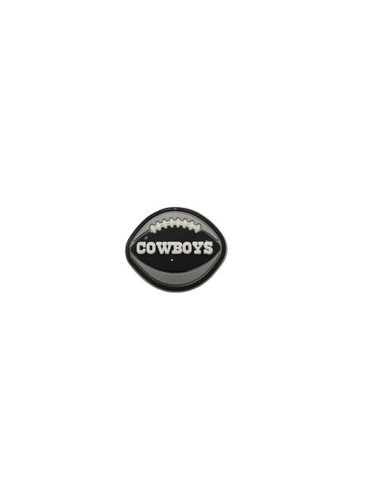 Cowboys football croc charm