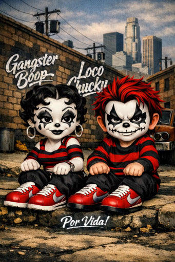 Gangster Boop Loco Chucky Flag 3x5 feet