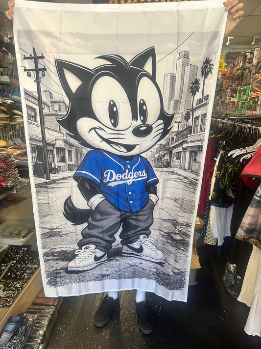 Felix the Dodger Flag 3x5 feet