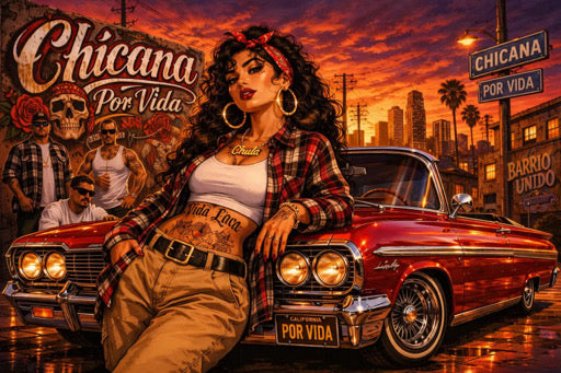 Chicana por Vida Flag 3x5