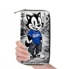 Womens Zipper Wallets Felix The Cat Dodgers