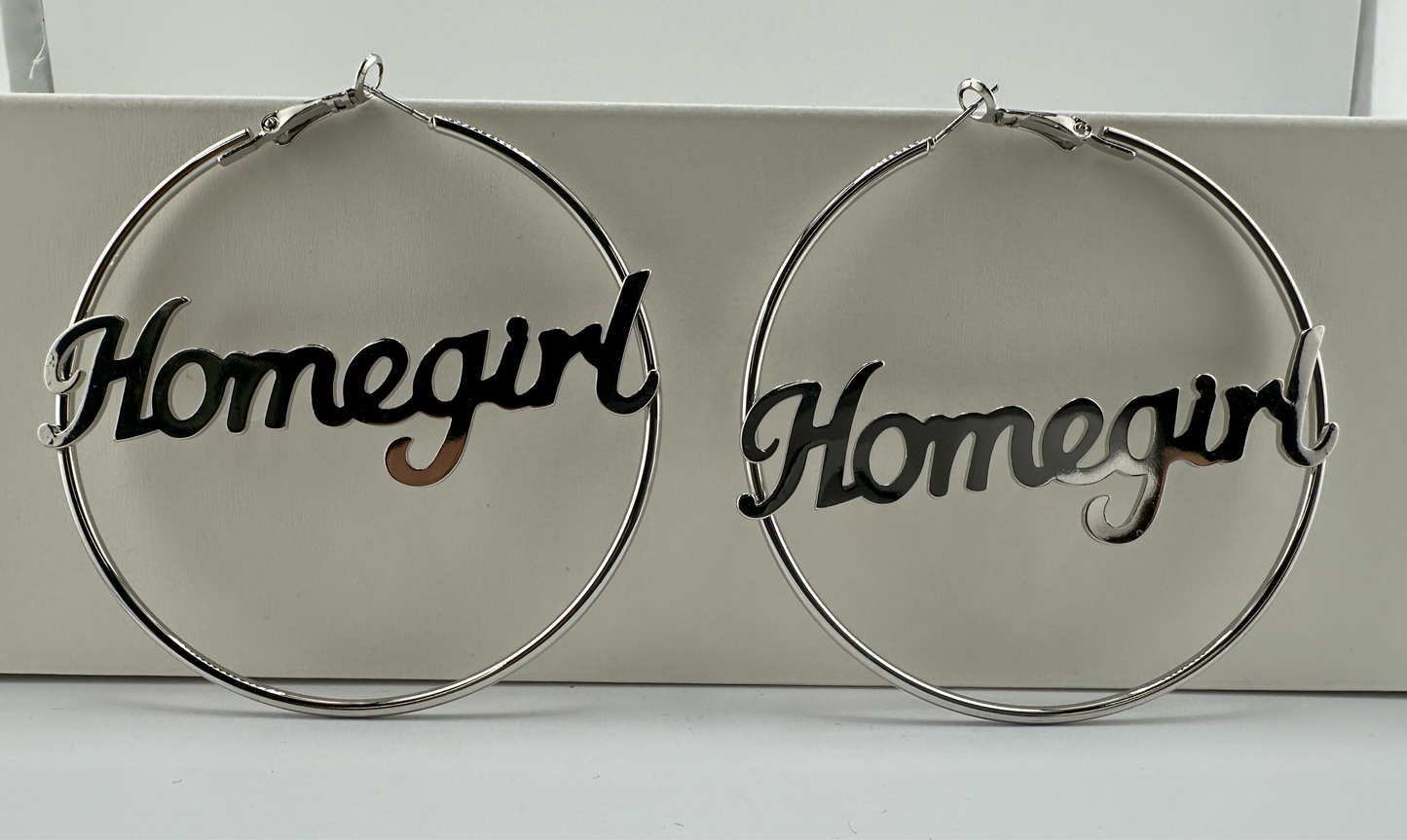 Big Hoop Earrings- HOMEGIRL