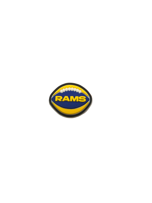 Rams football croc charm