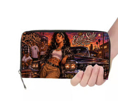 Womens Zipper Wallets Eastside Loca