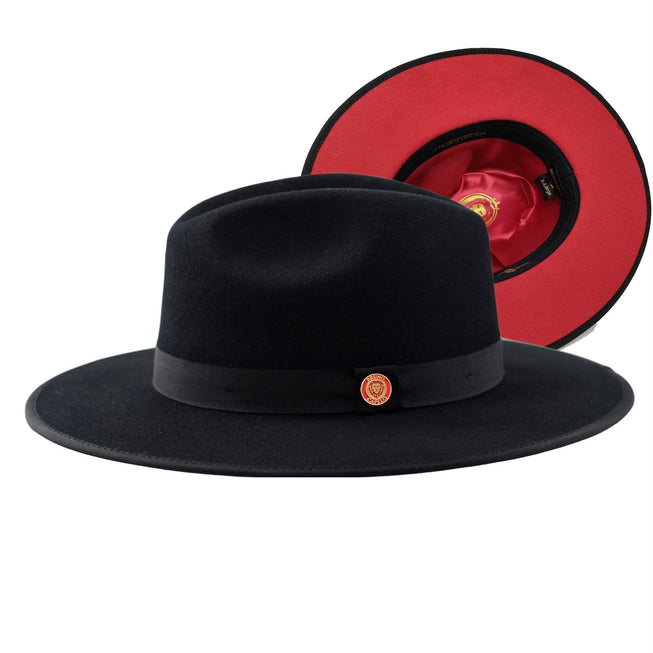 Bruno Capelo MONARCH COLLECTION Wool Felt Brim - Chicano Spot
