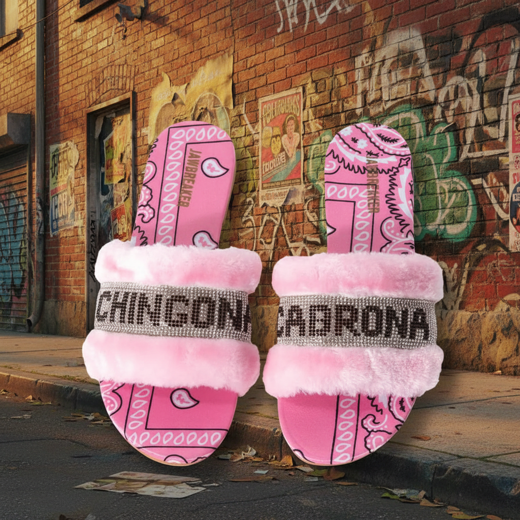 Chingona Cabrona Slides Sandals
