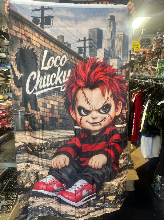 Loco Chucky Flag 3x5 feet
