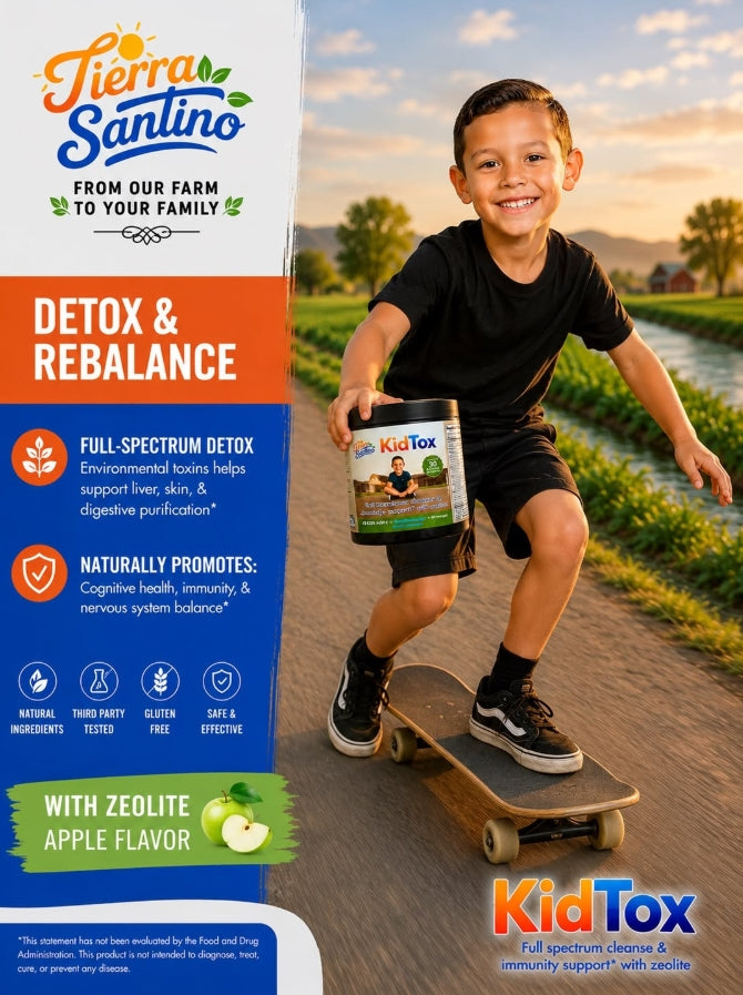 KidTox Full Spectrum Kids Wellness Gummies – Apple Flavor – Detox– 8 OZ Autism
