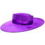 Whittier Zoot Suit Tando Hat - PURPLE - Chicano Spot