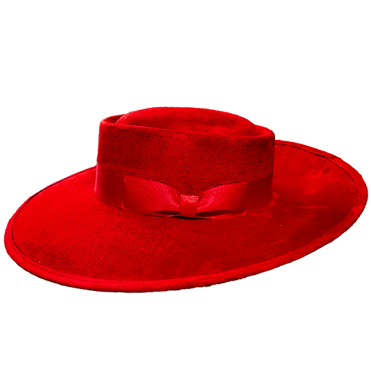 Whittier Zoot Suit Tando Hat - RED - Chicano Spot