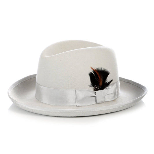 Premium Light Grey Godfather Hat - Chicano Spot