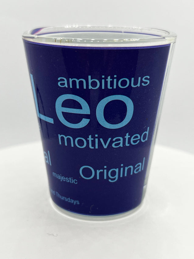 "Leo" Zodiac Shot Glass 2 Oz Best Seller - Chicano Spot