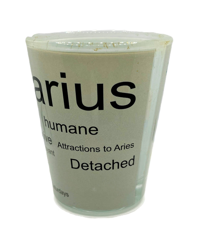"Aquarius" Zodiac Shot Glass 2 Oz Best Seller - Chicano Spot
