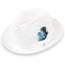 Castor Crushable Straw Hat Fedora in White - Chicano Spot