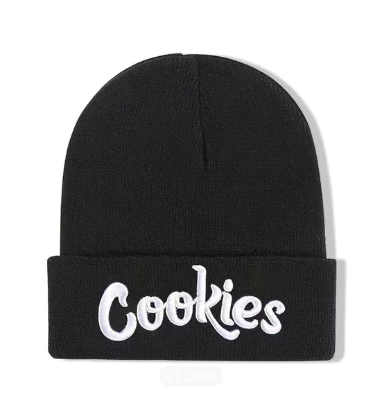 black-beanie-white-text