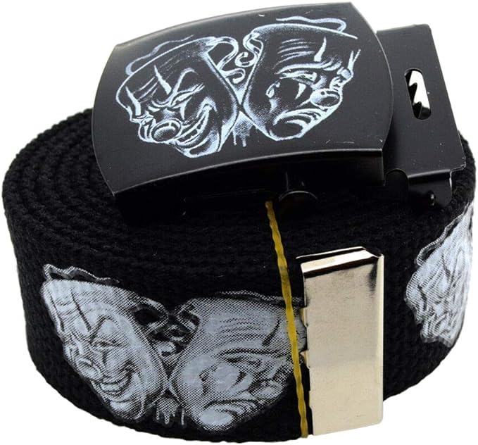 Old School Nylon Belt Buckles & Belt - Chicano Spot
